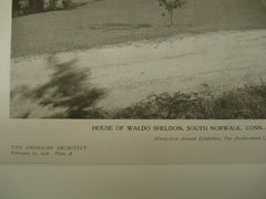 House of Waldo Sheldon , South Norwalk, CT, 1926, Frank J. Forster