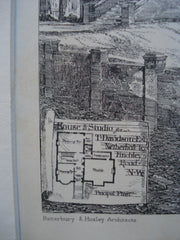 House & Studio for T. Davidson, Esq.: Netherhall on Finchley Road, London, England, UK, 1882, Batterbury & Huxley