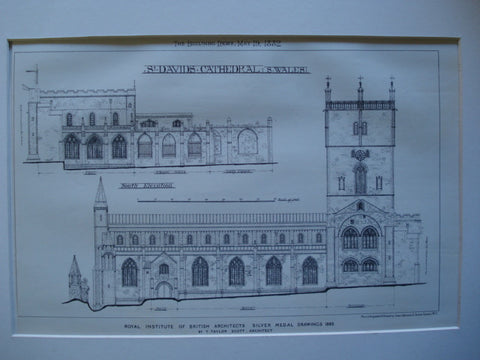 St. David's Cathedral , Pembrokeshire, Wales, UK, 1882, T. Taylor Scott