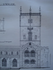 St. David's Cathedral , Pembrokeshire, Wales, UK, 1882, T. Taylor Scott