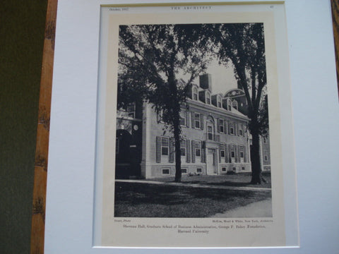 Sherman Hall, Harvard University, Cambridge, MA, 1927, McKim, Mead and White