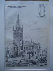 Newtown Church , Exeter, England, UK, 1881, R. Medleyt Fulford