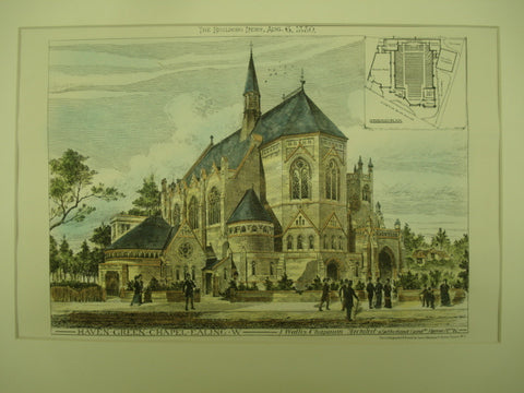 Haven Green Chapel , Ealing, London, England, UK, 1880, J. Wallis Chapman