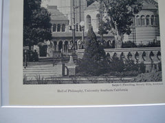 Hall of Philosophy University of Southern California, Los Angeles, CA, 1930, Ralph C. Flewelling