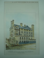 New Scotland Yard Police Station on Parliament Street , Westminster, London, England, UK, 1902, J. Dixon Butler