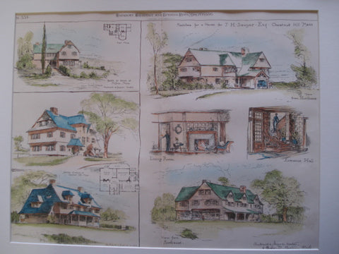 Residences designed by Andrews and Jaques , MA, 1886, Andrews & Jaques