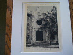 Congregational Church , Miami Beach, FL, 1926, DeGarmo and Varney