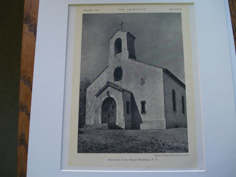 Saint Joan of Arc Chapel, Sloatsburg, NY, 1926, Robert J. Reilly