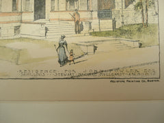 Residence for John Fowler, Esq., St. Louis, MO, 1894, Stewart, McClure & Mullgardt
