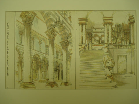 Palais de L'Universite a Genes , France, EUR, 1877, G. Bourgerel