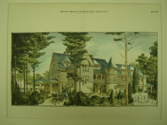 House, Pride's Crossing, MA, 1894, Longfellow, Alden & Harlow