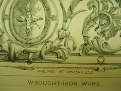 Wrought-Iron Work , Versailles, France, EUR, 1900, M. Ch. Ginoux