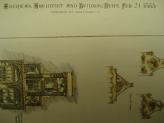 Examples of Dutch Brick Work, 1885, C. H. Blackall