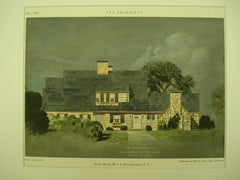 House of Mr. I. L. Rice , Scarsdale, NY, 1926, Patterson & Willcox