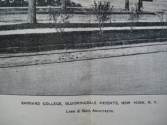 Barnard College, Bloomingdale Heights , New York, NY, 1898, Lamb & Rich