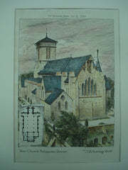 New Church, Salcombe, Devon, England, UK, 1880, J. D. Sedding