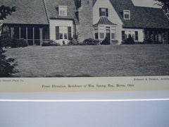 Residence of William Spang, Berea, OH, 1930, Bohnard and Parsson