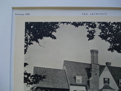 Residence of William Spang, Berea, OH, 1930, Bohnard and Parsson