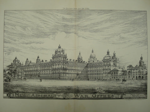 New Admiralty and War Offices , Manchester, England, UK, 1884, Maxwell & Tuke