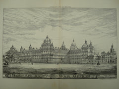 New Admiralty and War Offices , Manchester, England, UK, 1884, Maxwell & Tuke