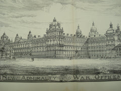 New Admiralty and War Offices , Manchester, England, UK, 1884, Maxwell & Tuke