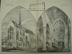 New Church of St. Germans , Cardiff, Wales, UK, 1881, G. F. Bodley & T. Garner