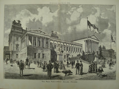 New Parliament House, Vienna, Austria, EUR, 1884, Unknown