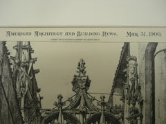 Grand Porch of the Church of St. Celine , Alby, France, EUR, 1900, Not Stated