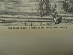 Grand Porch of the Church of St. Celine , Alby, France, EUR, 1900, Not Stated
