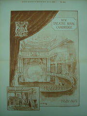 New Theatre Royal , Cambridge, England, UK, 1895, Ernest Runtz