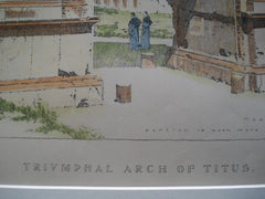 Triumphal Arch of Titus , Rome, Italy, EUR, 1895, Unknown