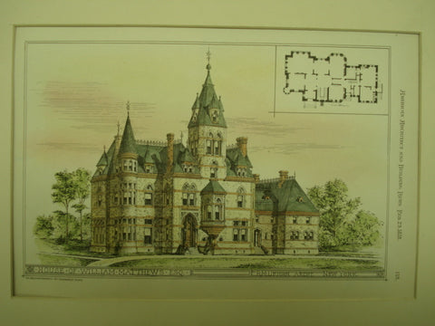 House of William Matthews , New York, NY, 1878, R. M. Upjohn