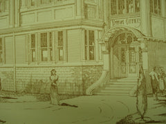 Proposed Union Offices , Walsall, England, UK, 1900, Hickton & Farmer
