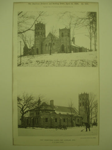First Presbyterian Church , East Cleveland, OH, 1894, W. W. Sabin