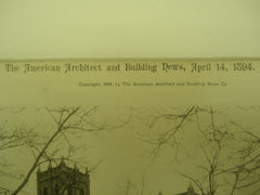 First Presbyterian Church , East Cleveland, OH, 1894, W. W. Sabin