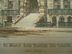 St. Mary's Free Hospital for Children , New York, NY, 1878, H. M. Congdon