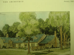 Proposed Junior School Building of the Kent Place School , Summit, NJ, 1930, Elliott L. Chisling
