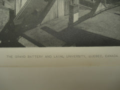 Grand Battery and Laval University , Quebec, CAN, 1888, Unknown