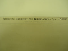 Flagstaff for the Cataract Construction Company , Niagara Falls, NY, 1895, McKim, Mead & White