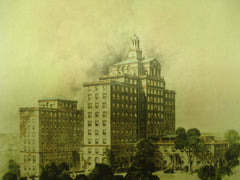 Exterior of the Memorial Hospital , Syracuse, NY, 1927, John Russell Pope and Dwight James Baum