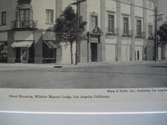 Wiltshire Masonic Lodge , Los Angeles, CA, 1930, Meyer and Holler