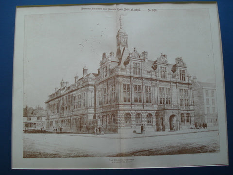 Guildhall, Cambridge, England, UK, 1895, W.M. Fawcett