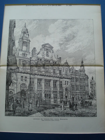 Lancashire and Yorkshire Bank, Limited , Manchester, England, UK, 1895, Messrs. Heathcote & Rawle