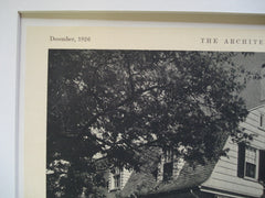 Residence of Sturgis McKay , Princeton, NJ, 1926, Aymar Embury