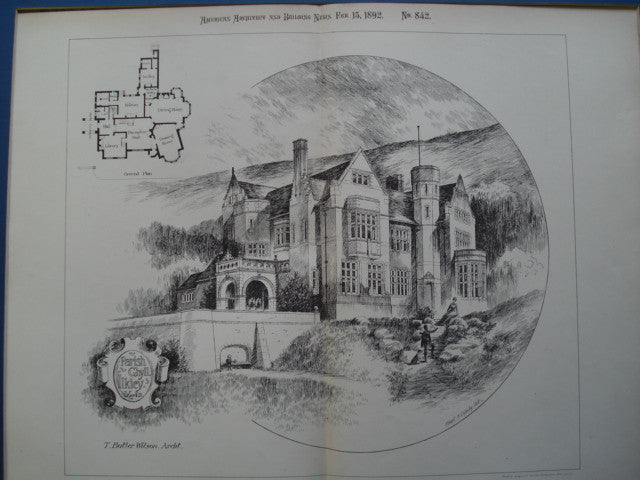 Parish Ghyll , Ilkley, England, UK, 1892, T. Butler Wilson