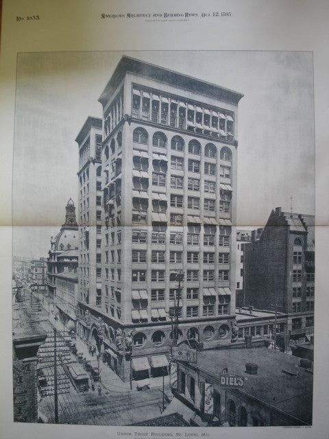 Union Trust Building , St. Louis, MO, 1895, Adler & Sullivan