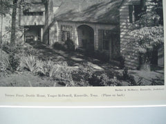 Double House, Yeager-McDowell, Knoxville, TN, 1927, Barber and McMurray