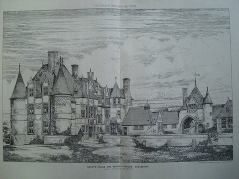 Agent's House and Estates Offices , Eccleston, England, UK, 1883, John Douglas