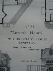 Mr. Ewan Christian's House , Hampstead, England, UK, 1883, Ewan Christian