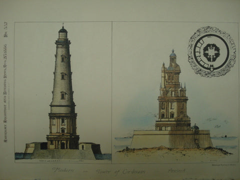 Tower of Cordouan on the Gironde Estuary, France, EUR, 1886, Unknown